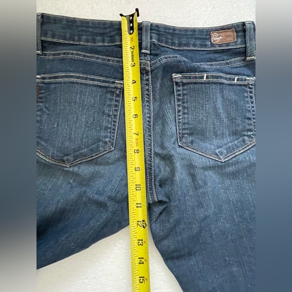 Paige Women’s Blue jeans size 27 Roxie Crop Medium  wash - Picture 7 of 8
